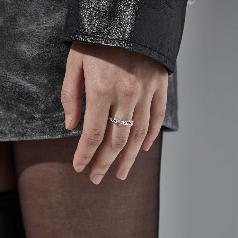 Stolen Girlfriends Club Cosmic Punk Band Ring image number 1